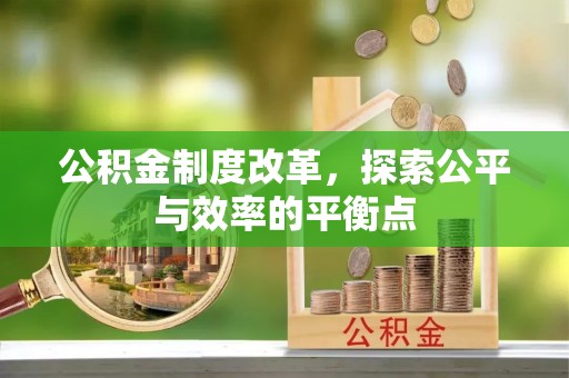 彰化市公积金制度改革，探索公平与效率的平衡点