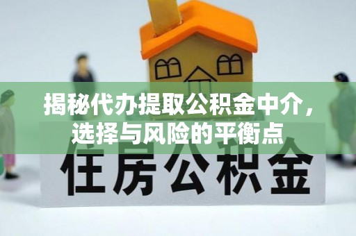 彰化市揭秘代办提取公积金中介，选择与风险的平衡点