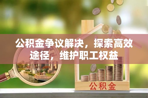 彰化市公积金争议解决，探索高效途径，维护职工权益